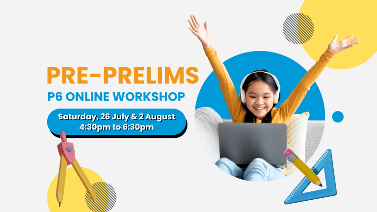 A girl attending a Pre-Prelims and PSLE Math Workshop