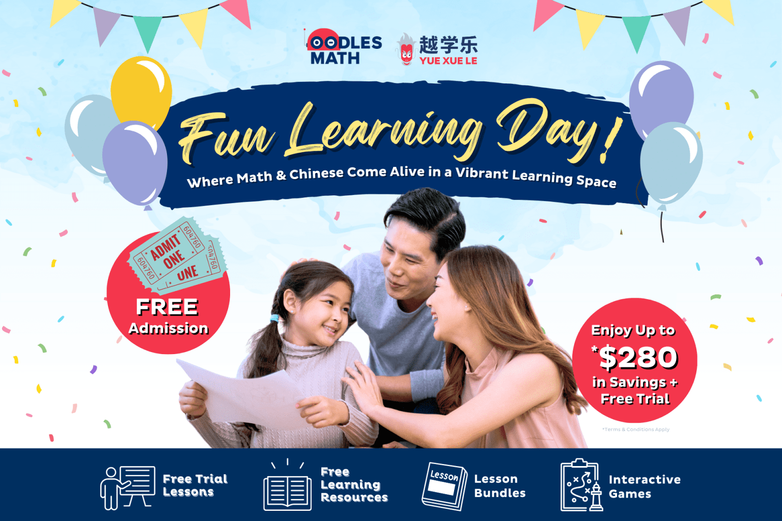 Fun Learning Day for Math and Chinese